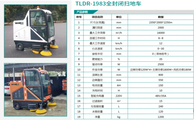 TLDR-1983全封闭扫地车