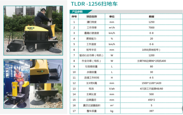 TLDR-1256扫地车